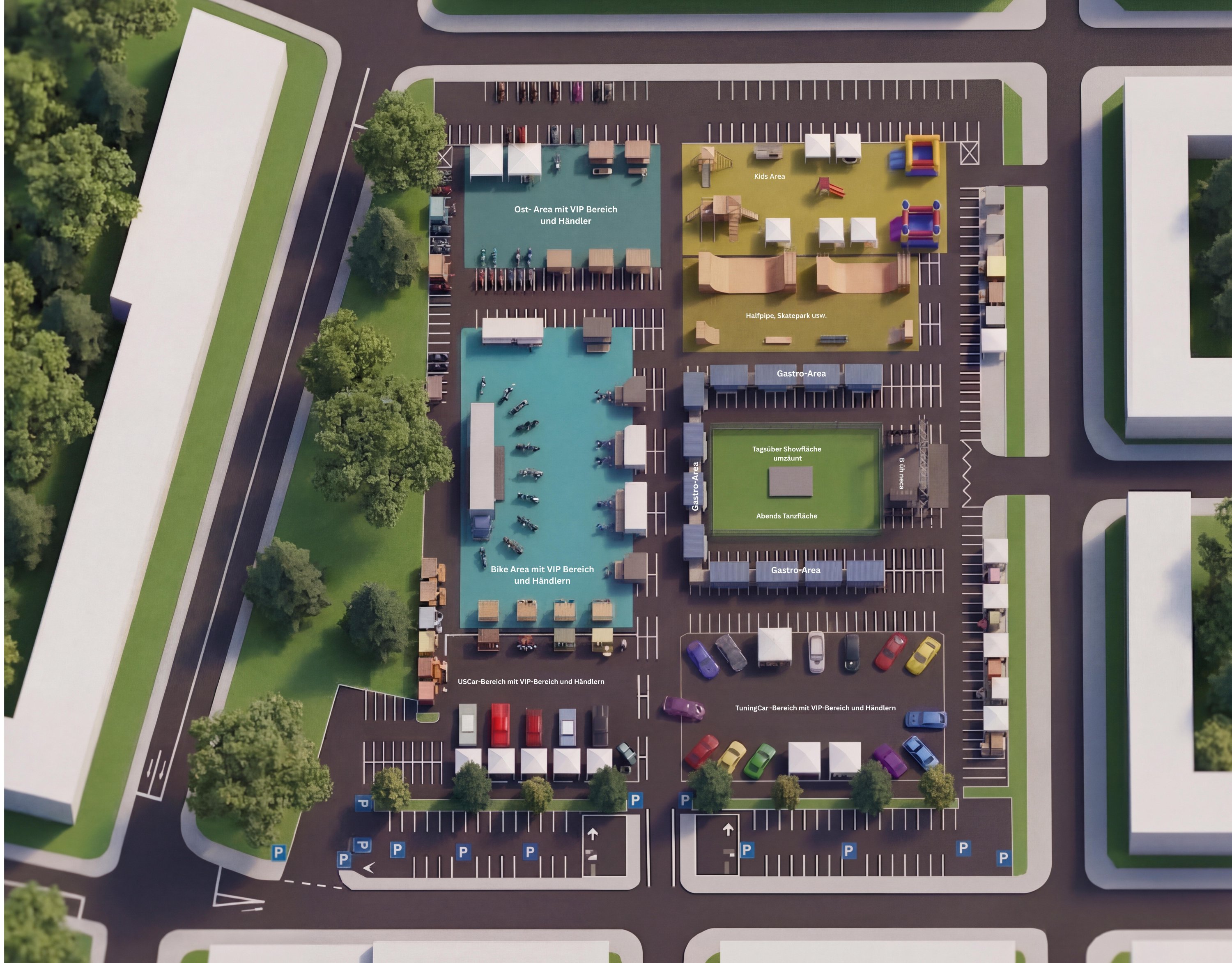 Geländeplan Steel & Wheels Festival